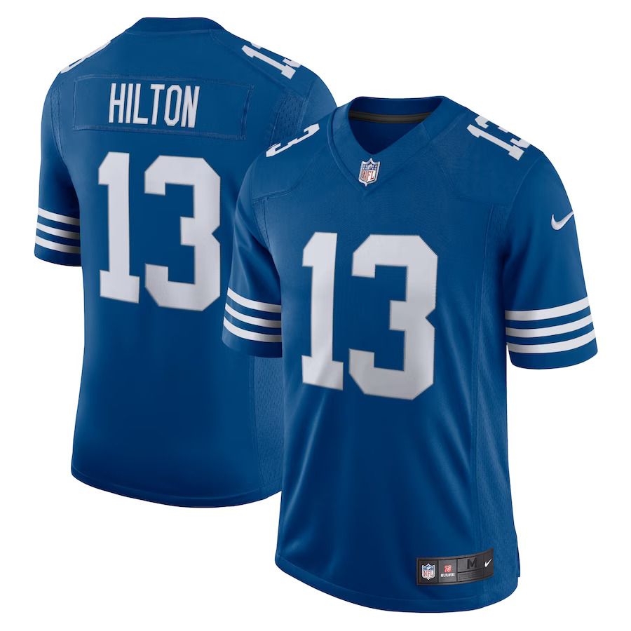 Men Indianapolis Colts #13 T.Y. Hilton Nike Royal Alternate Vapor Limited NFL Jersey